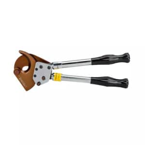 Ratchet type cable cutter