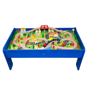 Wooden kid Train Table 90 Pcs