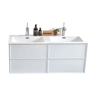 Bathroom Counter Storage - Cabinet under the sink with 4 drawers