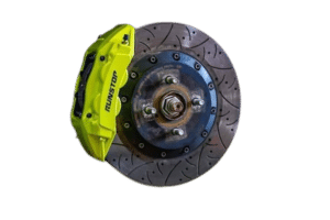 Brake set, enlarged disc