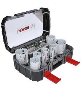 BOSCH hole saw set for steel wood drilling