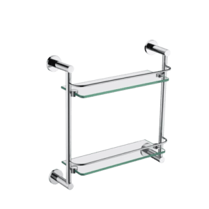 Karat 2-tier glass shelf model KB-11-716-50