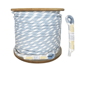 Abseiling Rope Static Rope License White/Blue