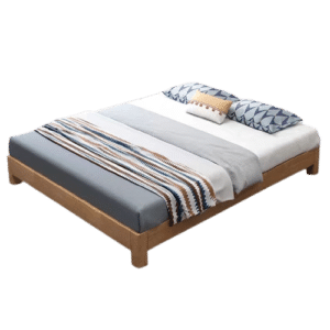 Elife Natural rubber wood bed